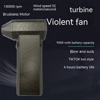 SilentForce Jet Blower: High-Efficiency, Quick-Charge Air Cleaner